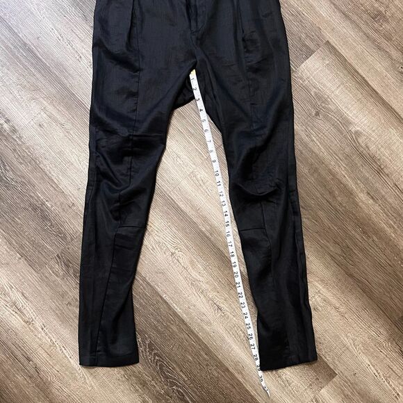 D.GNAK by KANG.D Drop Crotch Black Trousers Size 30 - Picture 7 of 8